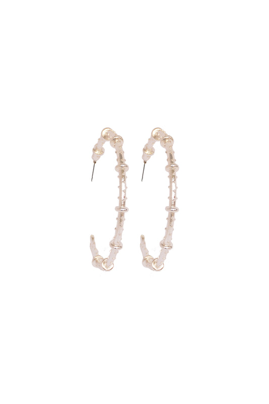 Maxi Silver Hoops