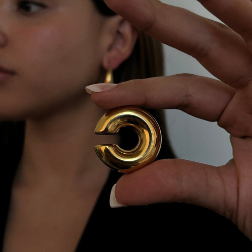 Big Gold Earcuff