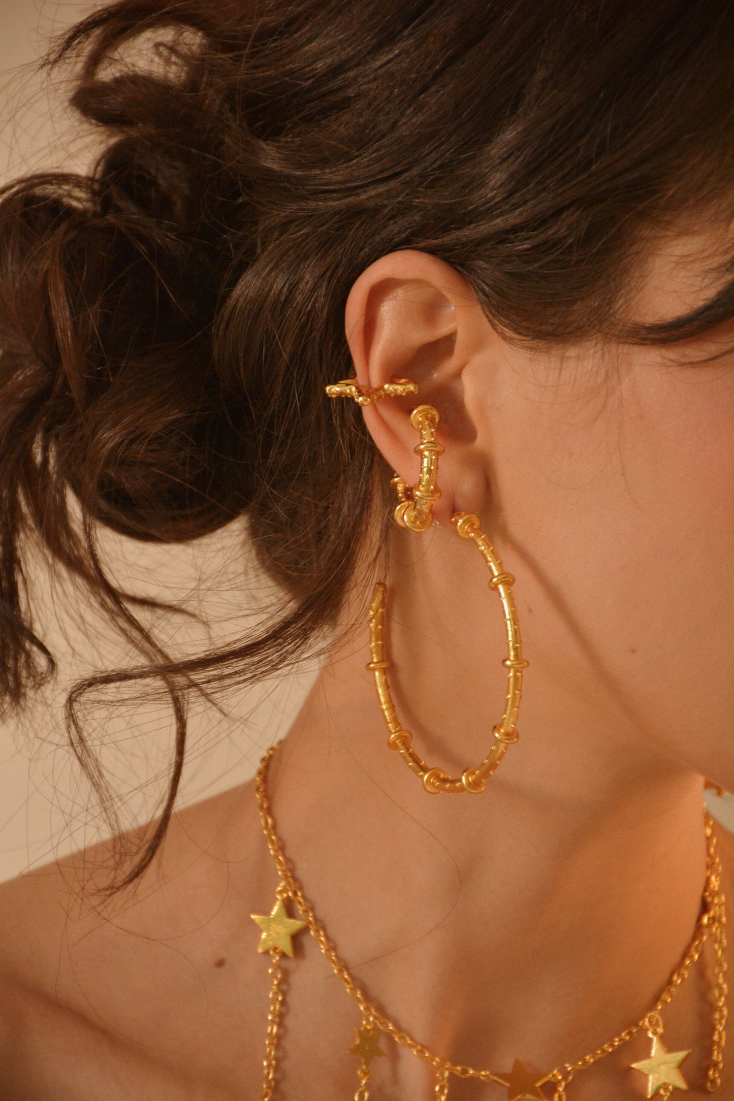 A-Maxi Gold Hoops