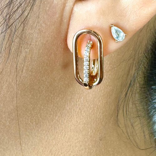 Claudia Hoop Earrings